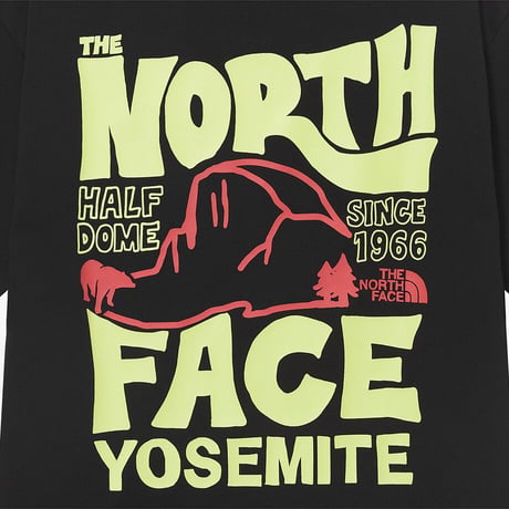 HALF DOME S/S R/TEE BLACK NT7UR07J