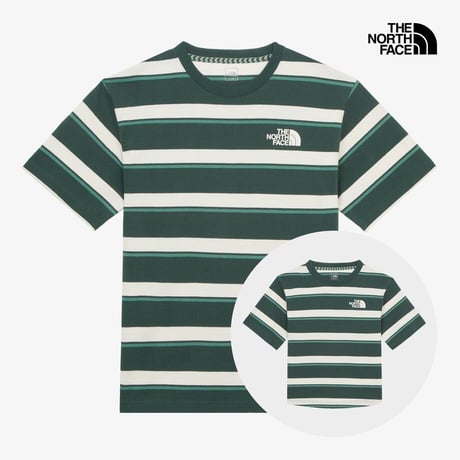 DURO STRIPE S/S R/TEE CLASSIC GREEN NT7UR28B