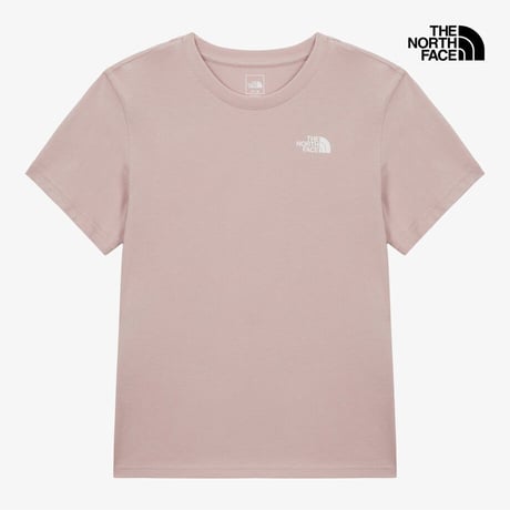 W’S COTTON BASIC S/S R/TEE GRAYISH PINK NT7US30D