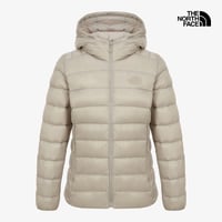 W'S MATIER DOWN HOODIE (RDS) SAND NJ1DS82B