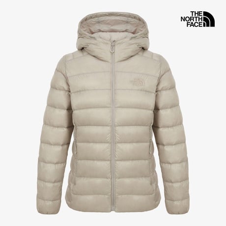 W'S MATIER DOWN HOODIE (RDS) SAND NJ1DS82B