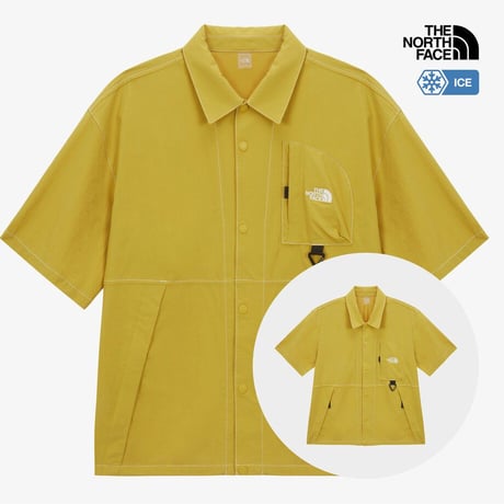 PEAKHILL S/S SHIRTS MUSTARD NH8SS01C