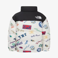 K'S PRINT NUPTSE JACKET (RDS) WHITE NJ1DR65T