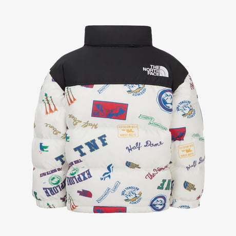 K'S PRINT NUPTSE JACKET (RDS) WHITE NJ1DR65T