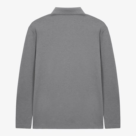 M'S COZY FLEX L/S POLO WARM GRAY NT7QS51C