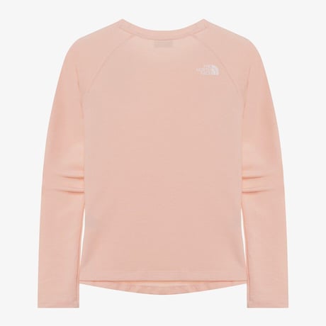 W'S DELPHIE L/S R/TEE SOFT PINK NT7TR30M