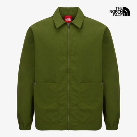 M TNF RED BOX NYLON L/S SHIRT KHAKI NJ3BS29B