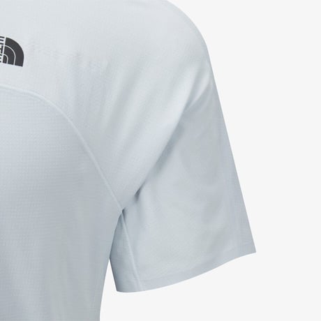 【SUMMIT SERIES】EIGER S/S ZIP TEE LIGHT GRAY NT7KS01B