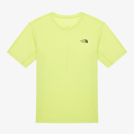 TNF RUN S/S R/TEE LIME NT7UR19C