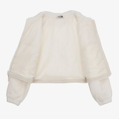 W'S PUFFY FLEECE JACKET IVORY NJ4FQ80