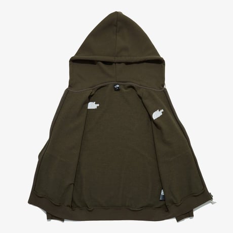 M'S ESSENTIAL HOOD ZIP UP DARK BROWN NJ5JQ53C