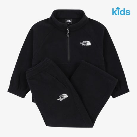 K'S CAMPOUT FLEECE CREW SET BLACK NT7TS56S