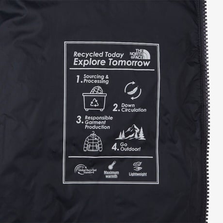 W'S LIGHT PACK DOWN JACKET REAL BLACK NJ1DS91D