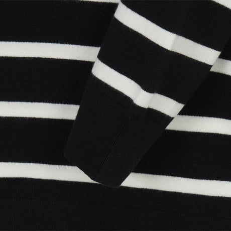 W'S BORGA STRIPE SWEATER BLACK NT7AR90A