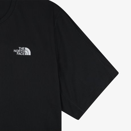 POWERON S/S R/TEE BLACK NT7US14J