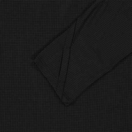 JET RUN L/S R/TEE BLACK NT7TS04J