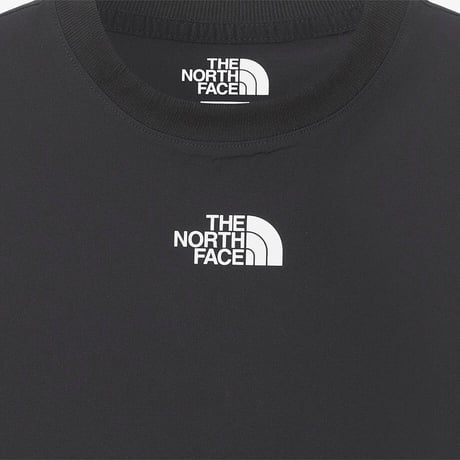 W'S ICE RUN S/S R/TEE BLACK NT7UR36J