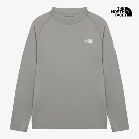 【SUMMIT SERIES】M'S PELMO WOOL TURTLE NECK GRAY NT7XR99B