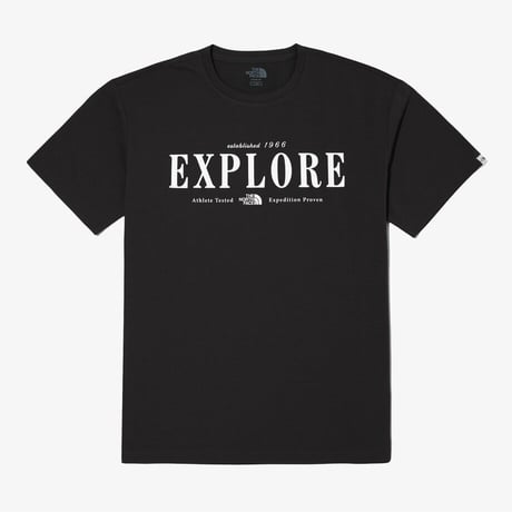 EXPLORE S/S R/TEE BLACK NT7UQ06J