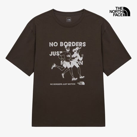 M'S NO-BORDERS S/S R/TEE 2 COFFEE BROWN NT7US85B