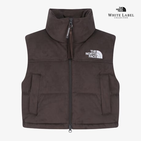 W'S SUEDE NUPTSE VEST (RDS) BROWN NV1DR82J