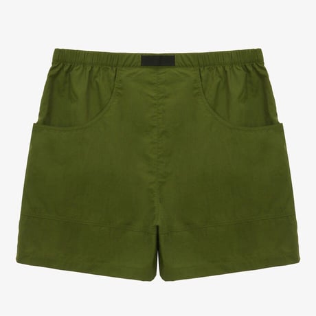 M TNF RED BOX NYLON BELTED SHORT KHAKI NS6NS28B