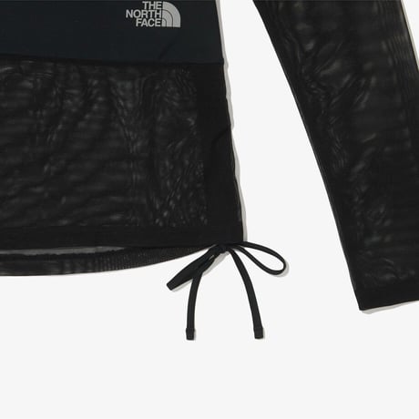 W'S NETTY L/S RASHGUARD BLACK NT7TS33A
