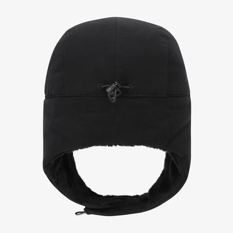WAXED COTTON EARMUFF EX CAP BLACK NE3CS66J