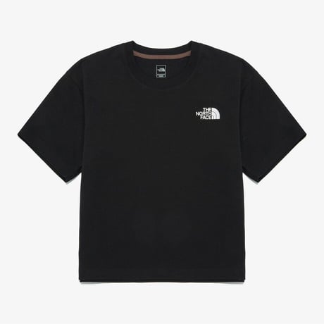 W'S TNF HANGEUL S/S R/TEE BLACK NT7UR42E