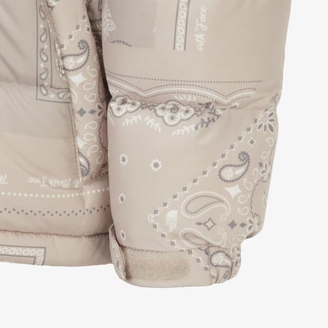 K'S PRINT NUPTSE JACKET (RDS) BEIGE NJ1DR65S