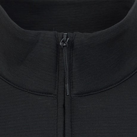 M'S FORGE L/S ZIP TEE BLACK NT7LS52A