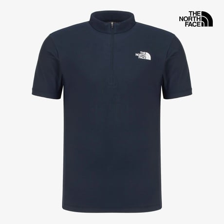 M'S ICEDAY S/S ZIP TEE NAVY NT7KR00B