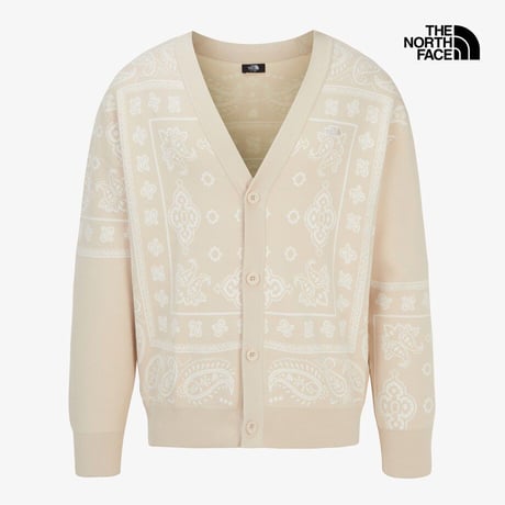 M'S PAISLEY CARDIGAN LIGHT BEIGE NJ5SR55C