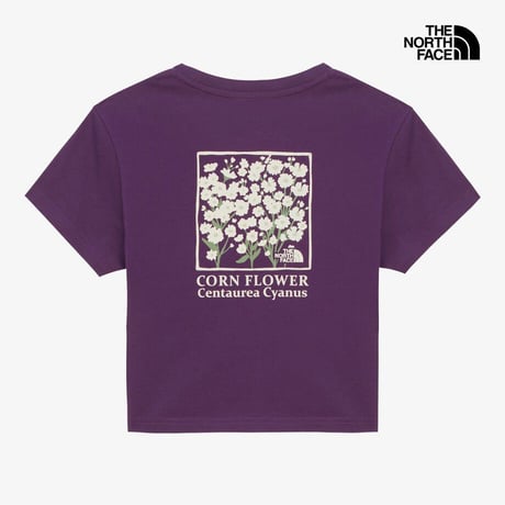W’S FLORET S/S R/TEE PURPLE NT7UR32B