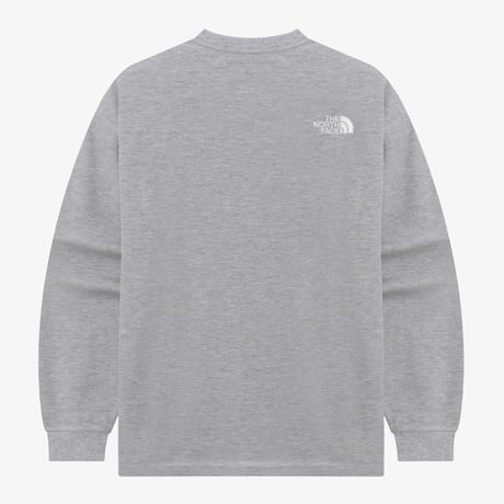 WAFFLE L/S R/TEE MELANGE GREY NT7TR02K