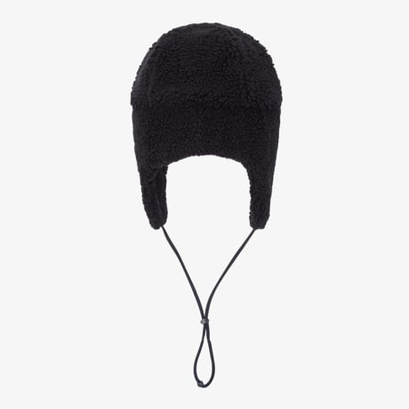 FLUFFY EARMUFF BEANIE BLACK NE3BS51A