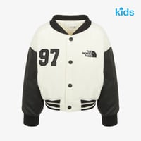 K'S VARSITY HEAT JACKET CREAM NJ3NR61T
