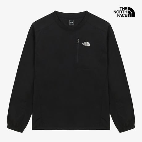 M'S WINDEN L/S R/TEE BLACK NT7TS09A