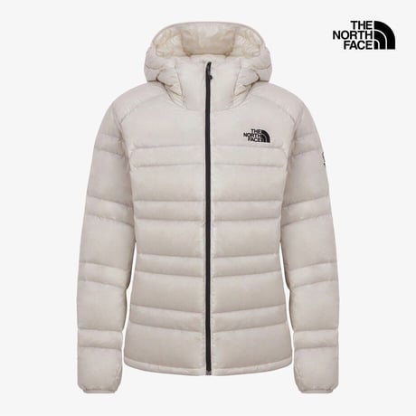 【SUMMIT SERIES】W'S LIGHT HEAT DOWN HOODIE (RDS) MARSHMALLOW NJ1DS40B