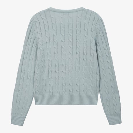 W'S CABLE SWEATER TEA NT7AS82B
