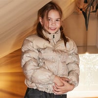 K'S PRINT NUPTSE JACKET (RDS) BEIGE NJ1DR65S