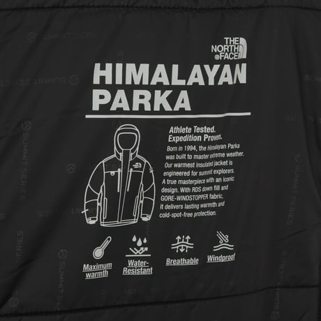 【SUMMIT SERIES】M'S HIMALAYAN PARKA (RDS) BLACK NJ1DR99A