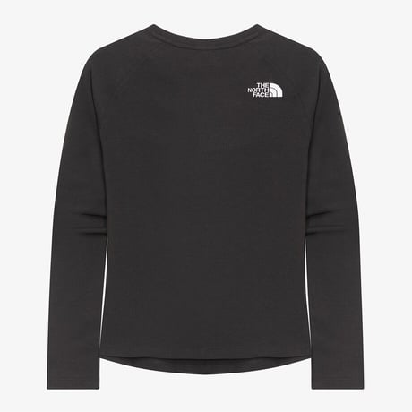 W'S DELPHIE L/S R/TEE BLACK NT7TR30K