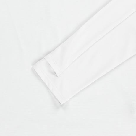 W'S STEPUP L/S R/TEE WHITE NT7TR81K