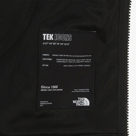 M RMST DENALI TEK HYBRID JACKET BLACK NJ4FR67A