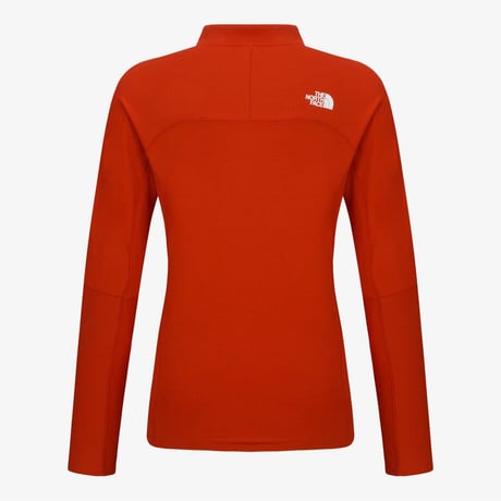 【SUMMIT SERIES】EIGER L/S ZIP TEE RED NT7LS00D