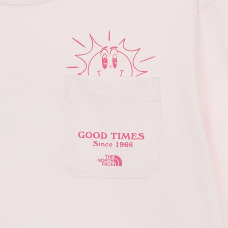 K'S CAMPOUT L/S R/TEE LIGHT PINK NT7TR01U