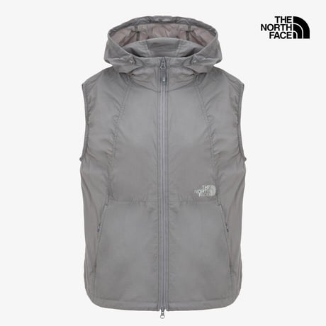 W'S SOFTY HOODIE VEST COOL GRAY NV5VS02C