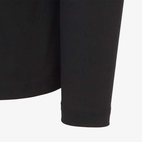 M'S ASCEND L/S ZIP TEE BLACK NT7LR01A