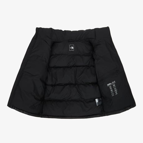 W'S NUPTSE ON JACKET REAL BLACK NJ3NS83B